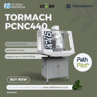 Tormach PCNC440 Compact CNC Mesin Milling Potong Bahan Baja Besi Keras